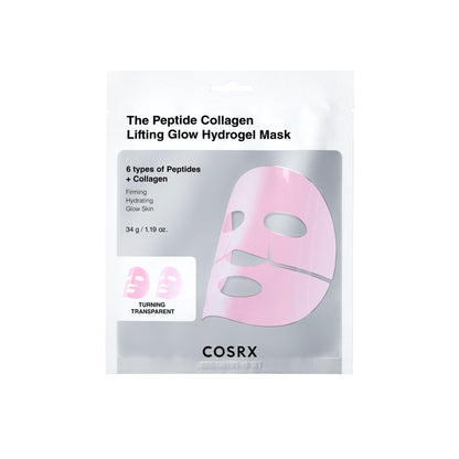 Cosrx The Peptide Collagen Lift Glow Hydrogel Mask 3pcs