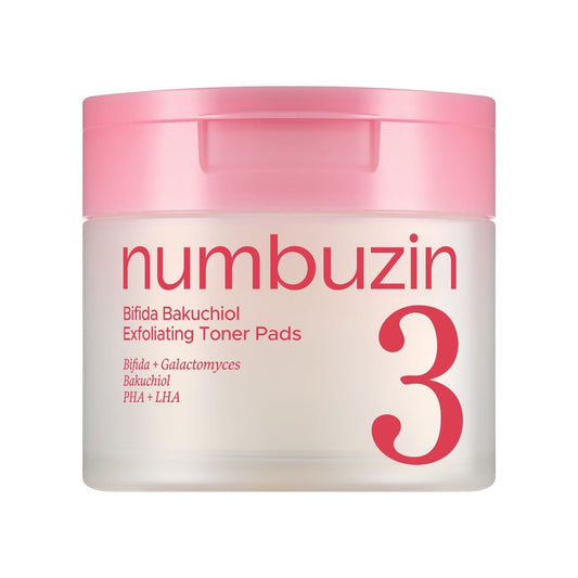 Numbuzin No.3 Bifida Baku Exfoliating Toner Pad 190ml