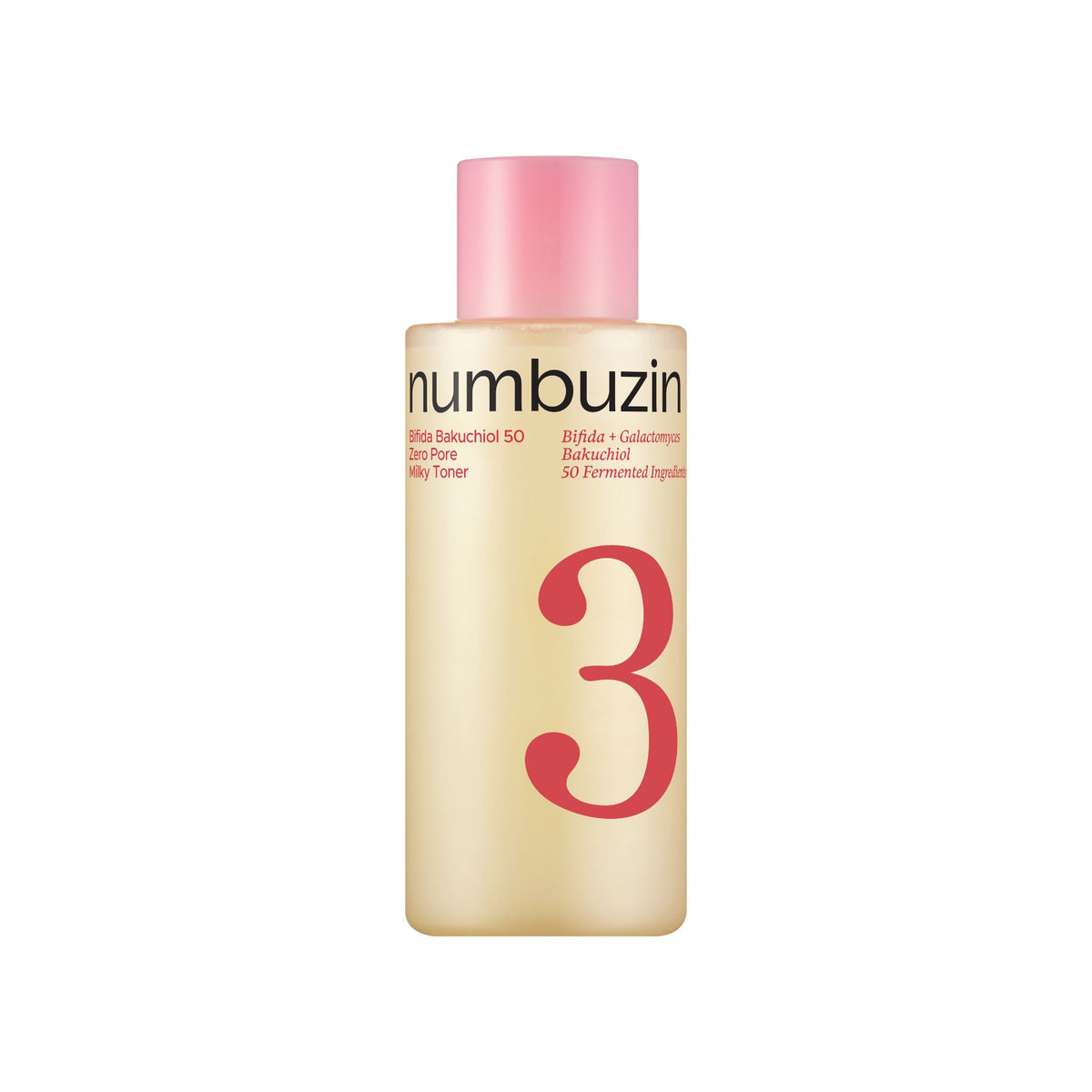 Numbuzin No.3 Bifida Baku 0 Pore Milk Toner 200ml