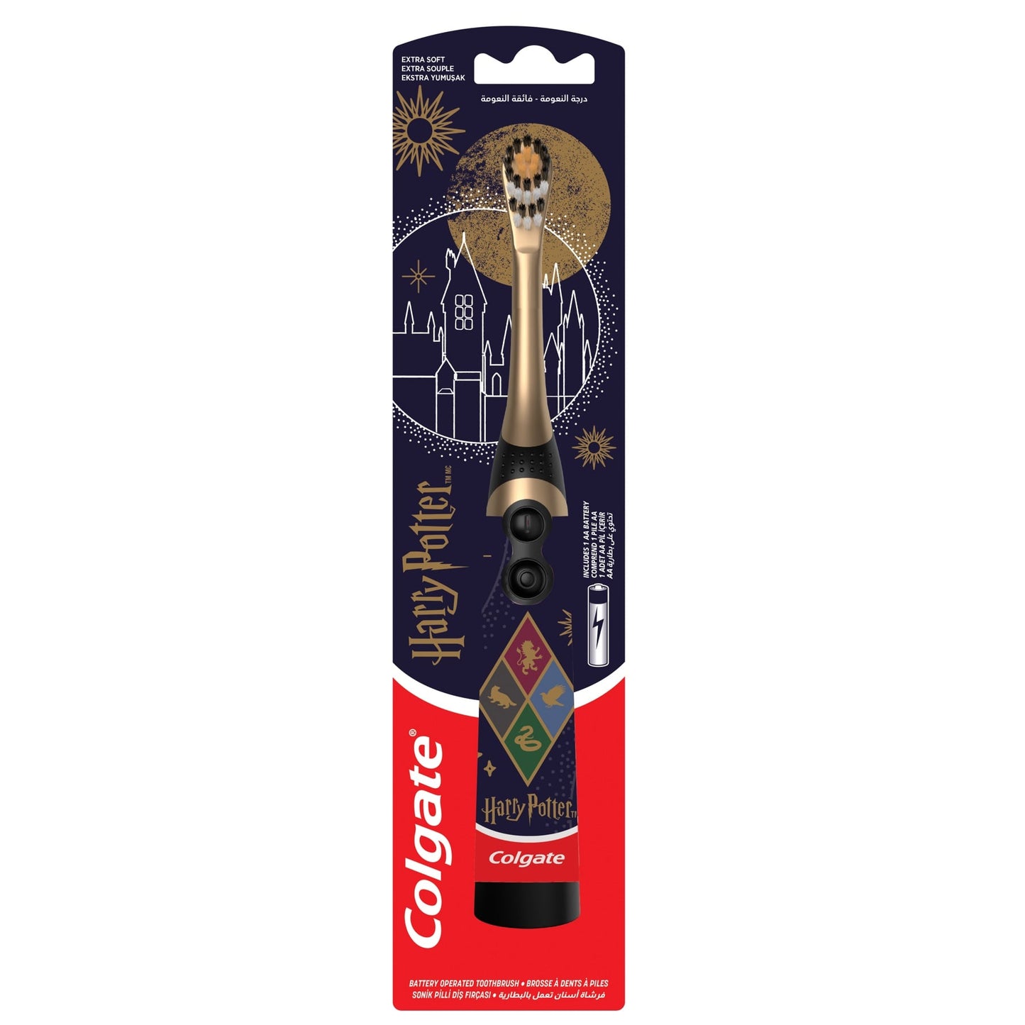 Colgate Kids Harry Potter Extra Soft Powered Toothbrush