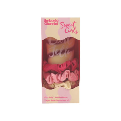 Umberto Giannini Sweet Curls Vanilla Scrunchie 3pcs