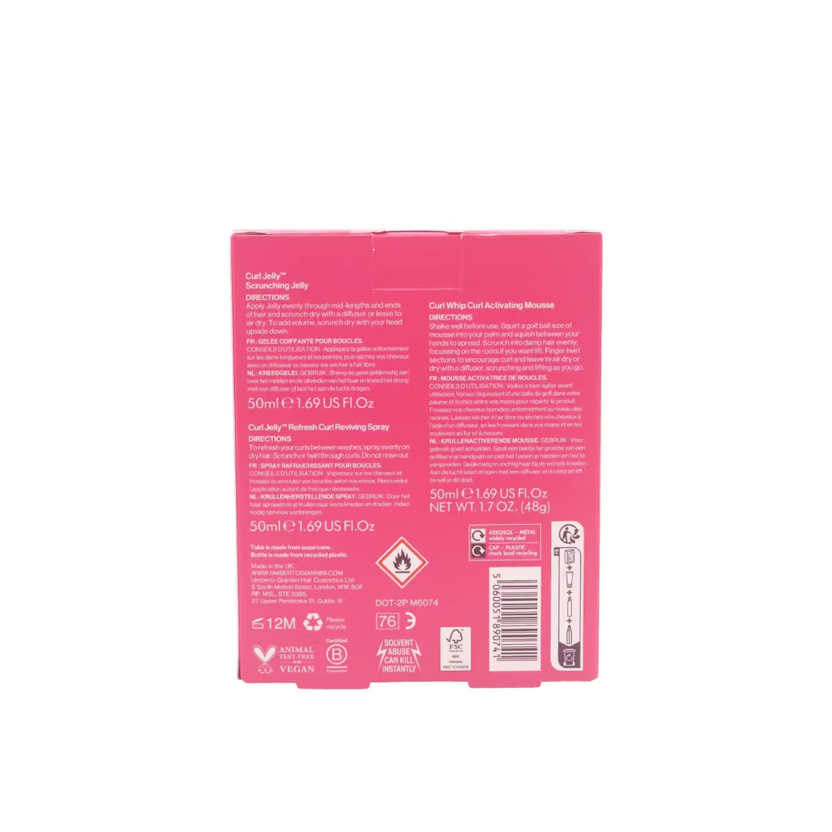 Umberto Giannini Define Bounce Repeat 3pcs