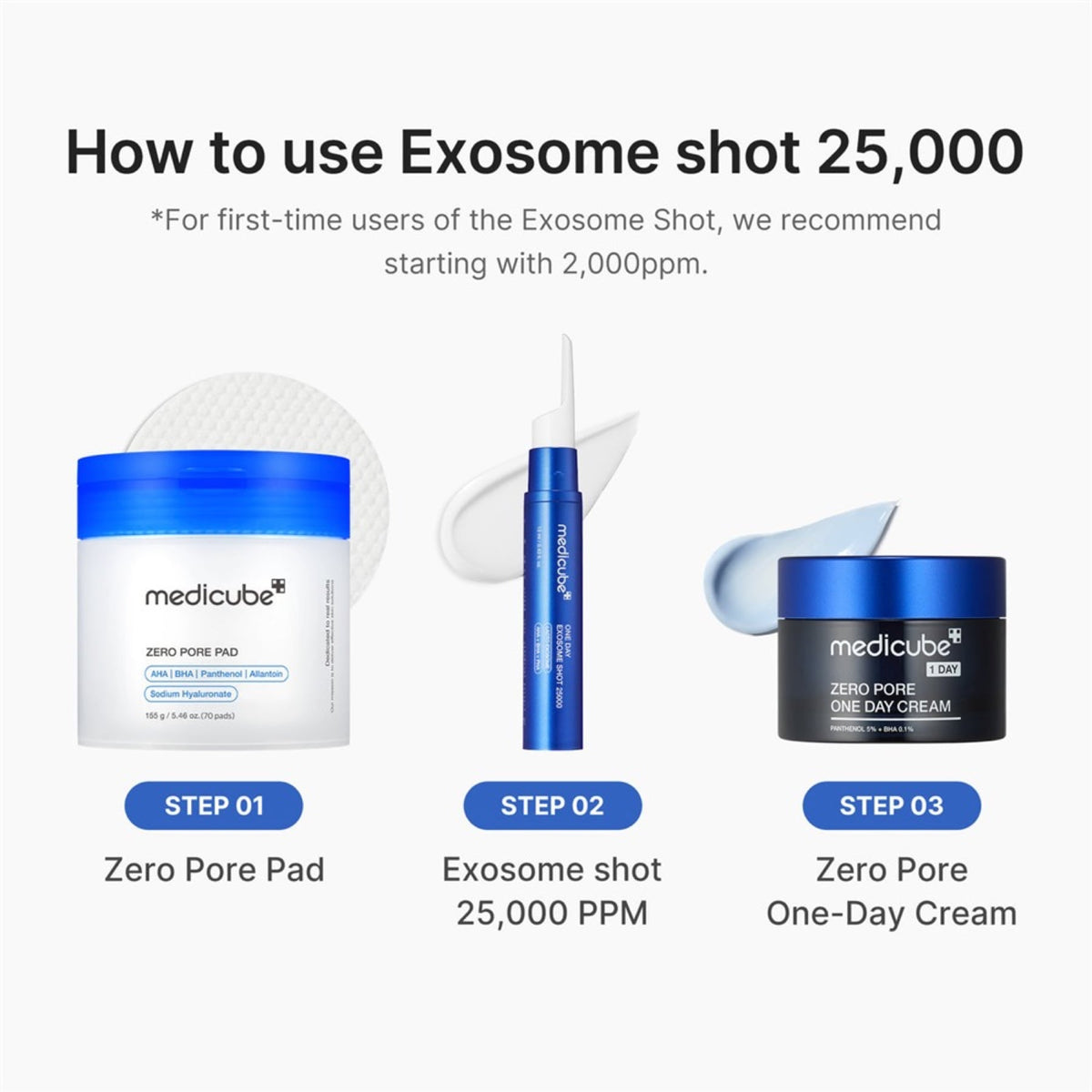 Medicube One Day Exosome Shot 25000 13ml