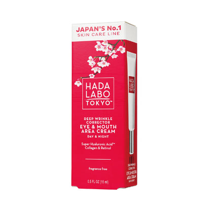 Hada Labo Tokyo Wrinkle Corrector Eye and Mouth Cream 15ml