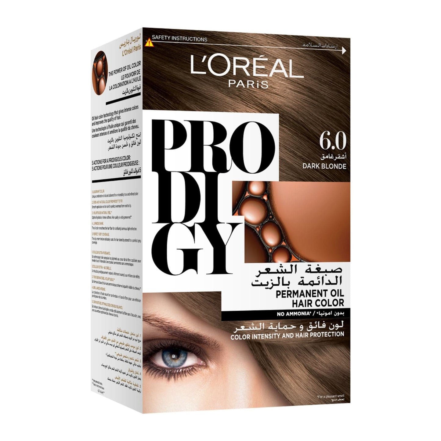 L'Oreal Paris Prodigy No Ammonia Permanent Hair Colour 60ml