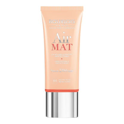 Bourjois Bourjois Air Mat 24H Matte Finish Foundation 30ml 01 Ivory Rose|30ml