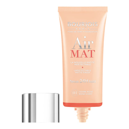 Bourjois Bourjois Air Mat 24H Matte Finish Foundation 30ml 01 Ivory Rose|30ml