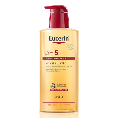Eucerin pH5 Shower Oil Daily Body Cleanser 400ml