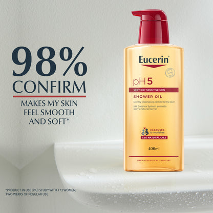 Eucerin pH5 Shower Oil Daily Body Cleanser 400ml