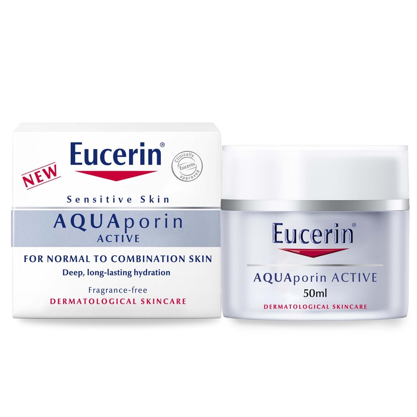 Eucerin Aquaporin Active Cream Body Moisturiser Normal-Combination Skin 50ml