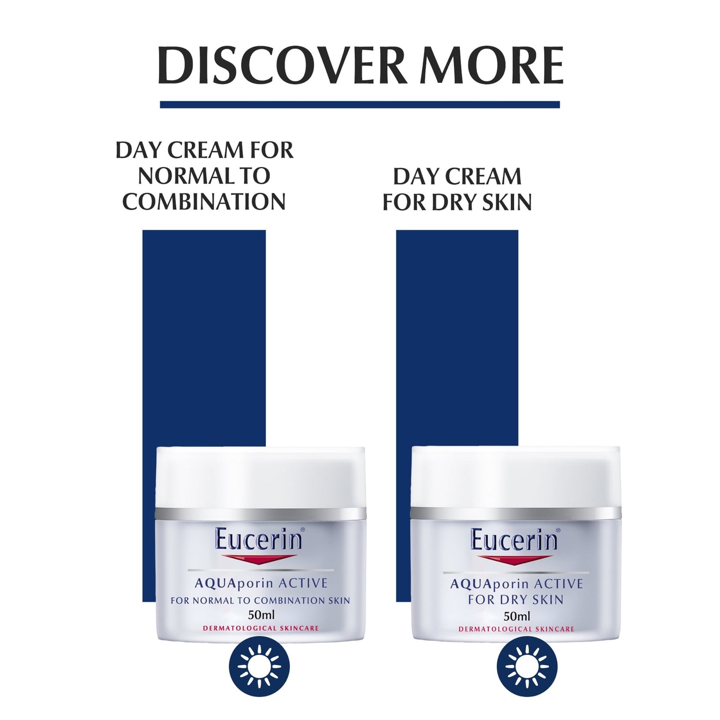 Eucerin Aquaporin Active Light Face Day Cream With Gluco-glycerol Non-comedogenic, 50ml