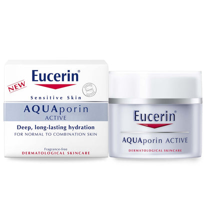 Eucerin Aquaporin Active Cream Body Moisturiser Normal-Combination Skin 50ml