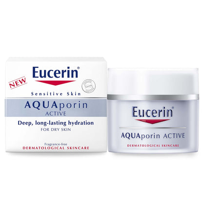 Eucerin Aquaporin Active Rich Face Day Cream With Gluco-glycerol Non-comedogenic, 50ml