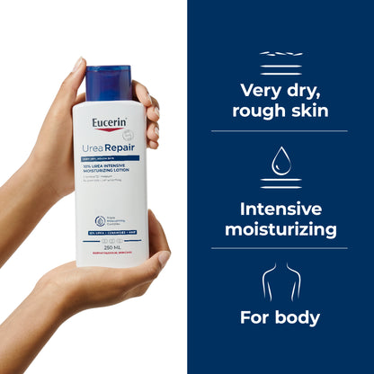 Eucerin Urearepair 5% Urea Moisturizing Soothing Body Lotion, 250ml
