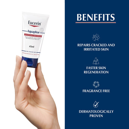 Eucerin Aquaphor Soothing Skin Balm With Glycerin and Panthenol, 45ml