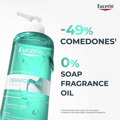 Eucerin Dermo Purifyer Oil Control Face Cleansing Gel for Blemish & Acne-Prone Skin 200ml