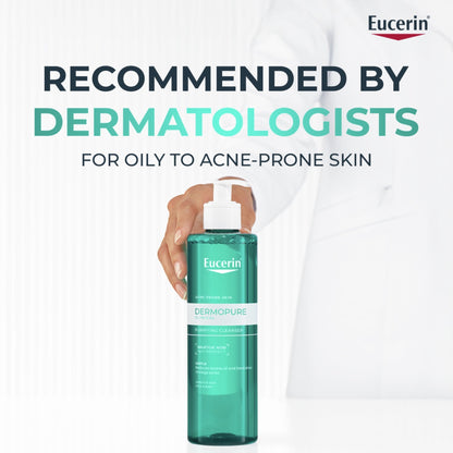 Eucerin Dermo Purifyer Oil Control Face Cleansing Gel for Blemish & Acne-Prone Skin 200ml