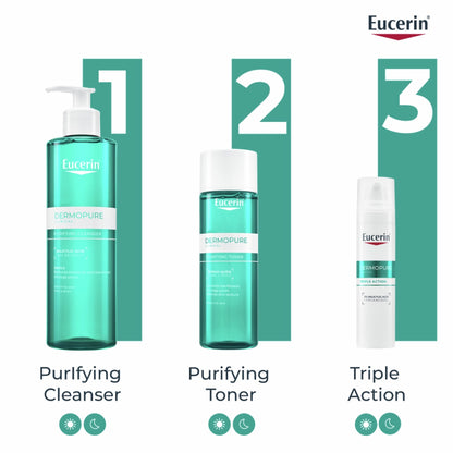 Eucerin Dermopure Clinical Correcting Cleansing Gel for Blemishes & Acne-prone Skin, 150ml