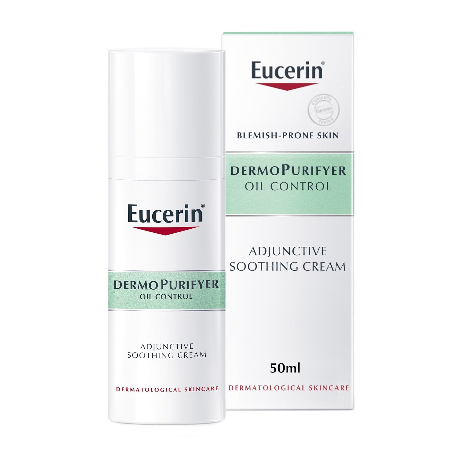 Eucerin DermoPurifyer Oil Control Adjunctive Soothing Cream Acne Treatment 50ml