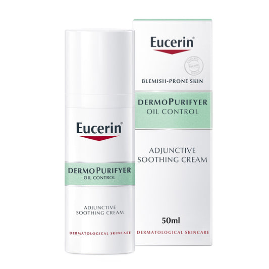 Eucerin DermoPurifyer Oil Control Adjunctive Soothing Cream Acne Treatment 50ml