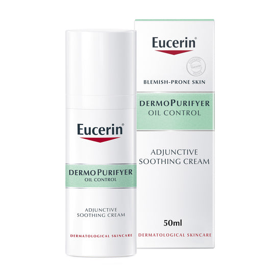 Eucerin DermoPurifyer Oil Control Adjunctive Soothing Cream Acne Treatment 50ml