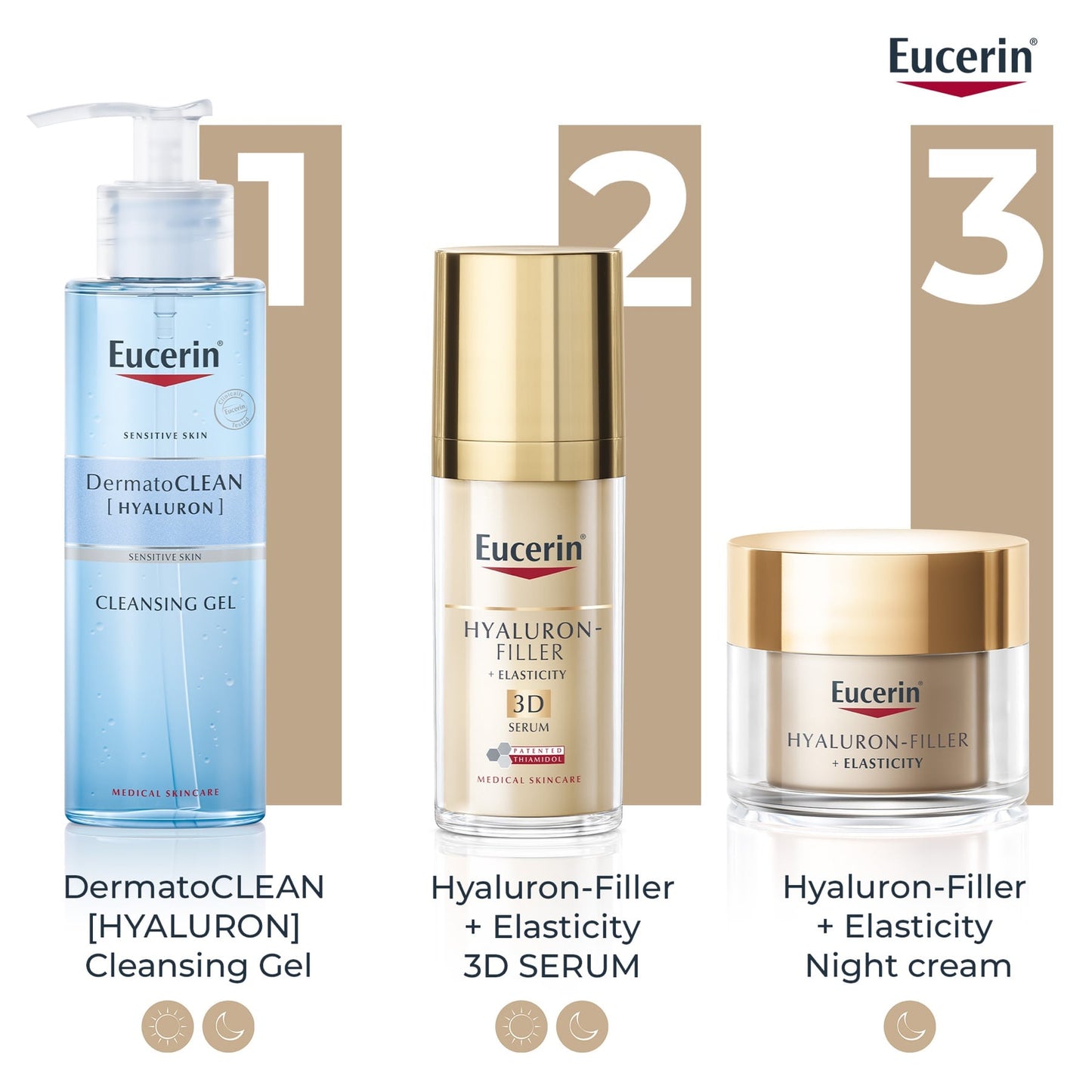 Eucerin Hyaluron Filler + Elasticity Anti-aging Face Day Cream Spf15, 50ml