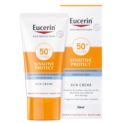 Eucerin Sun Sensitive Protect Facial Sunscreen SPF 50+ 50ml