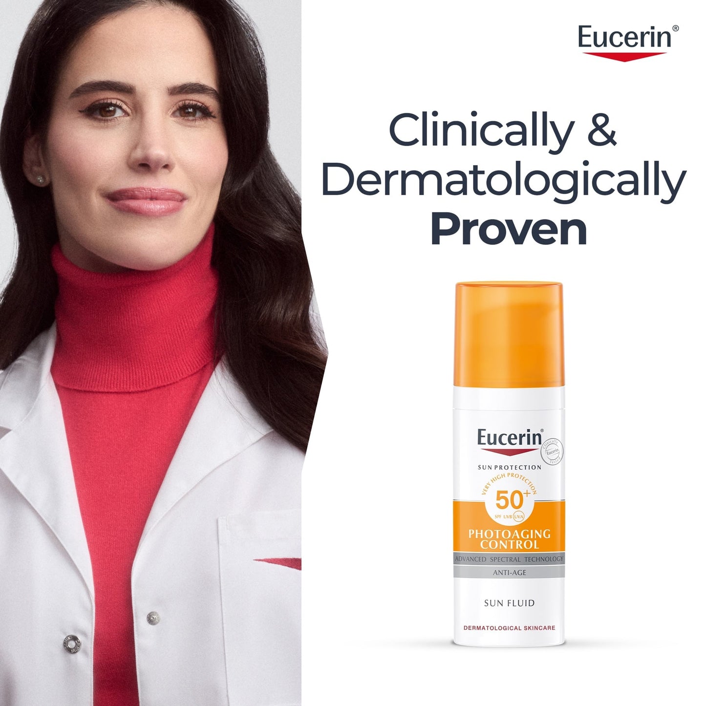 Eucerin Oil Control Dry Touch Sunscreen Face Gel-cream Spf50+, 50ml