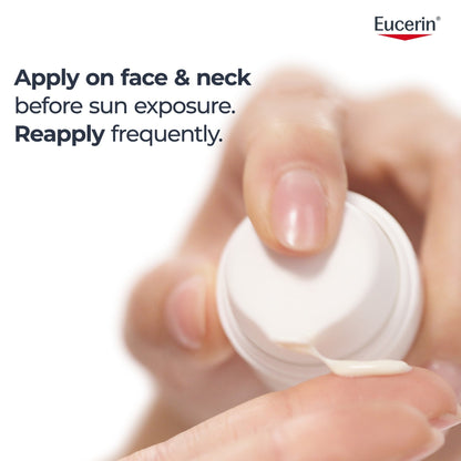 Eucerin Oil Control Dry Touch Sunscreen Face Gel-cream Spf50+, 50ml