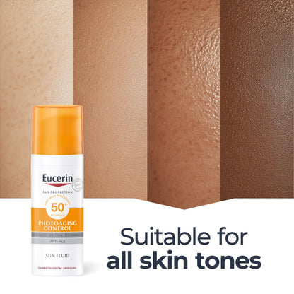 Eucerin Oil Control Dry Touch Sunscreen Face Gel-cream Spf50+, 50ml