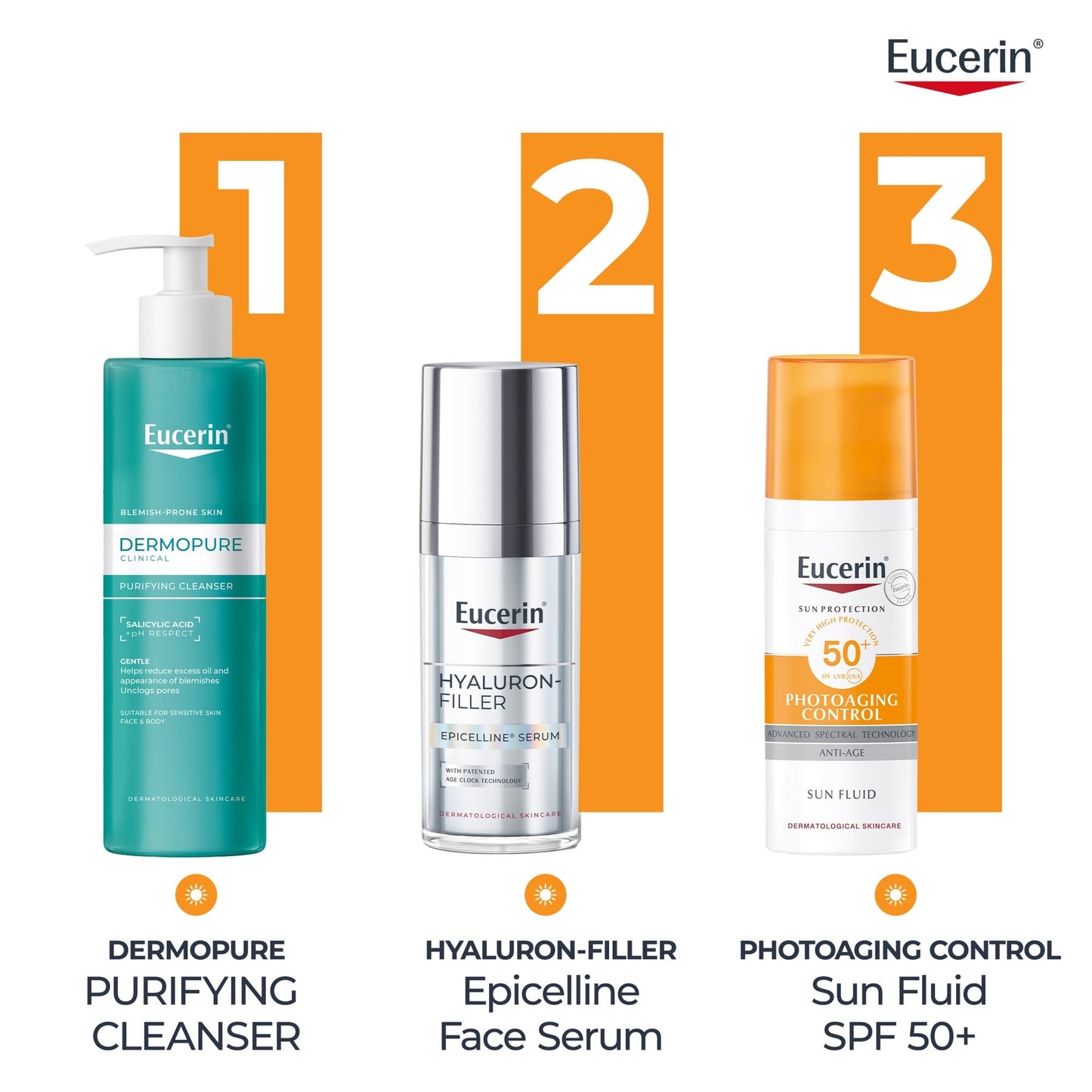 Eucerin Oil Control Dry Touch Sunscreen Face Gel-cream Spf50+, 50ml