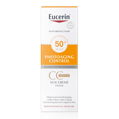 Eucerin Photoaging Control CC Tinted Sun Cream Medium SPF50+ 50ml