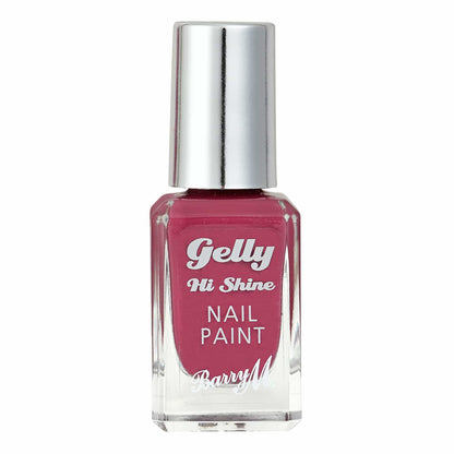 Barry M Gelly Hi Shine Nail Colour 10ml Rhubarb|10ml