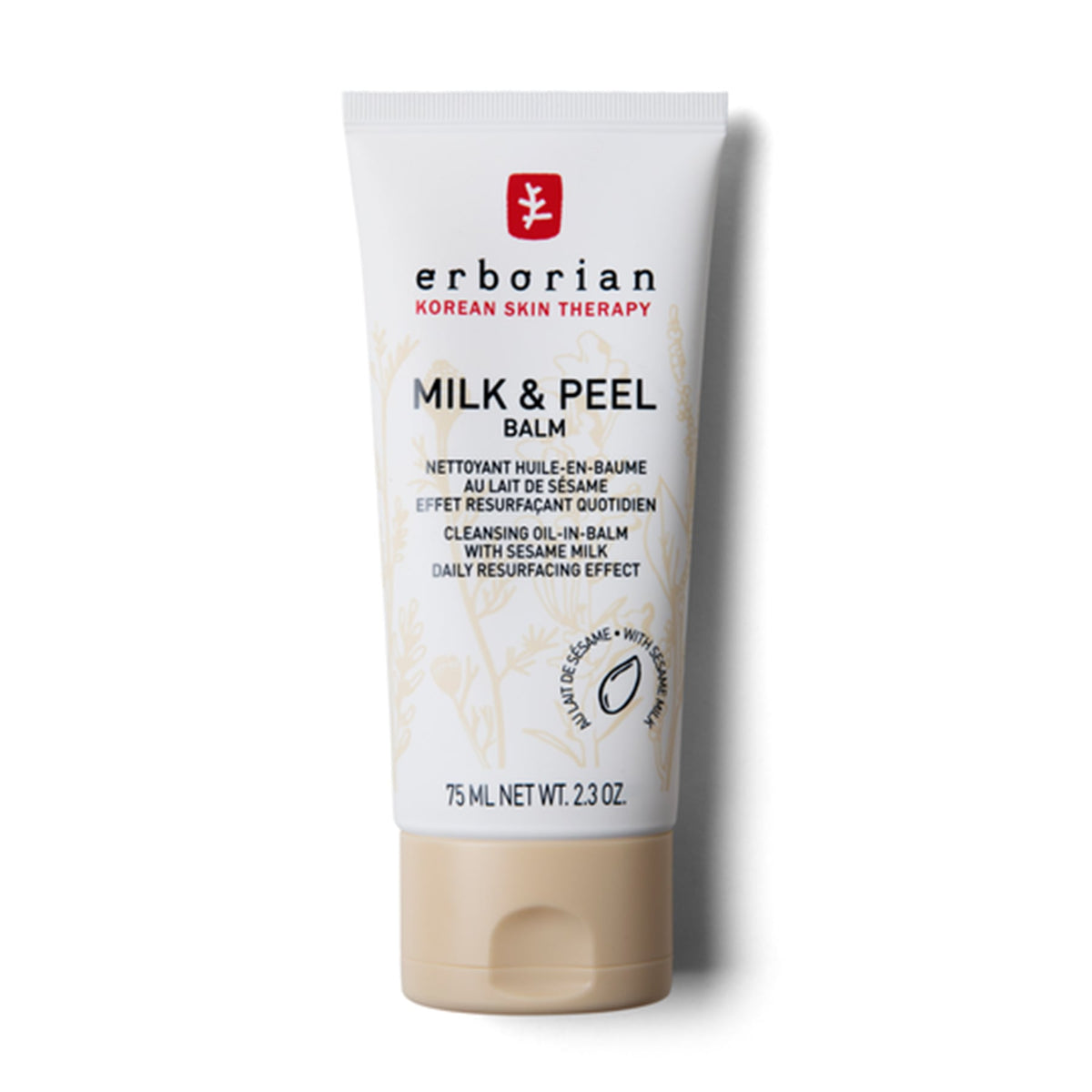 Erborian Milk & Peel Cleansing Oil-in-Balm Oil Based Facial Cleanser 75ml 75ml
