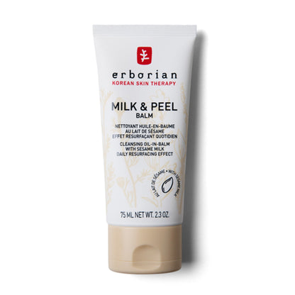 Erborian Milk & Peel Cleansing Oil-in-Balm Oil Based Facial Cleanser 75ml 75ml