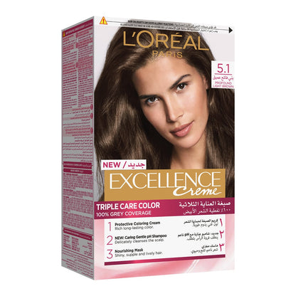 L'Oreal Paris Excellence Creme Permanent Hair Colour 55ml