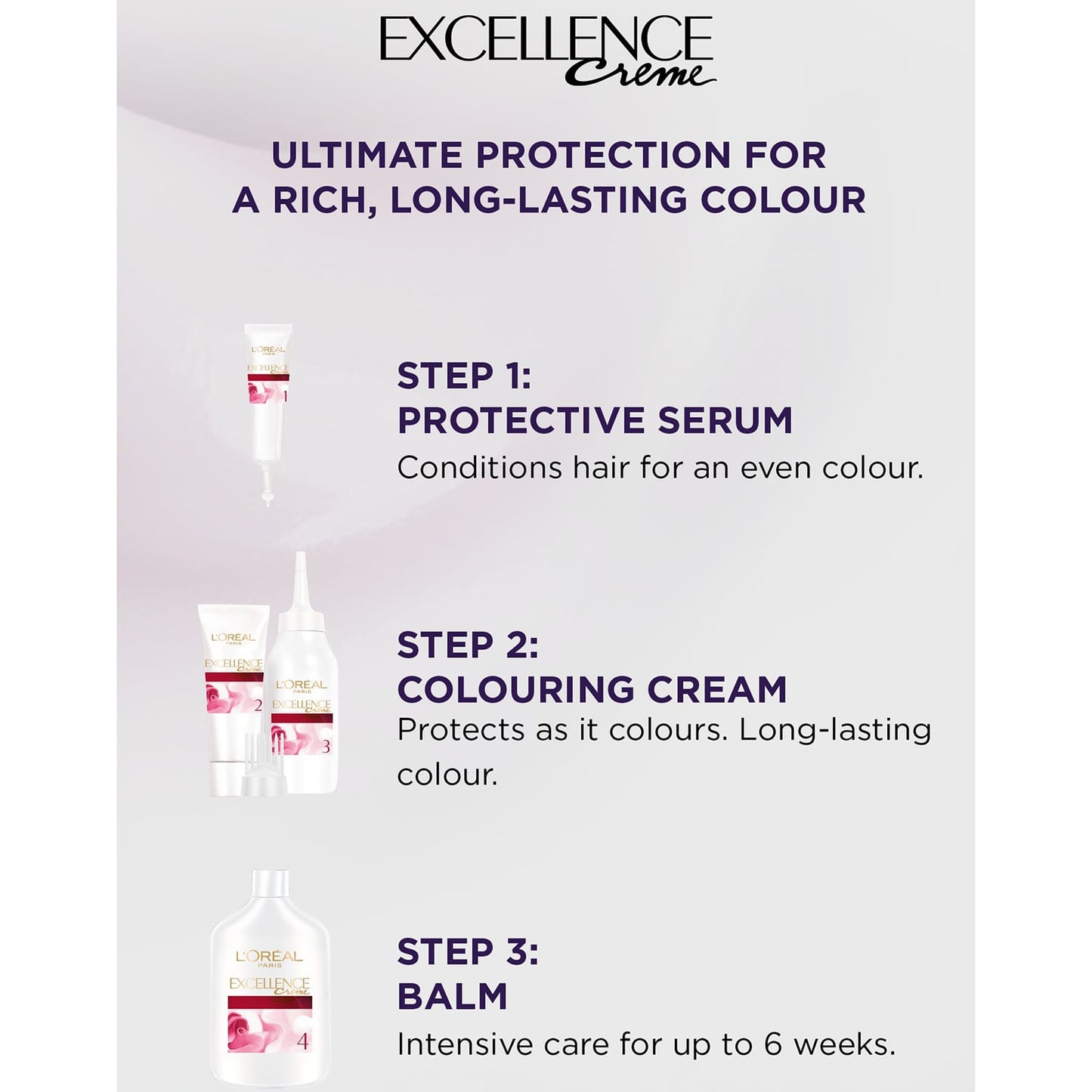 L'Oreal Paris Excellence Creme Permanent Hair Colour 55ml