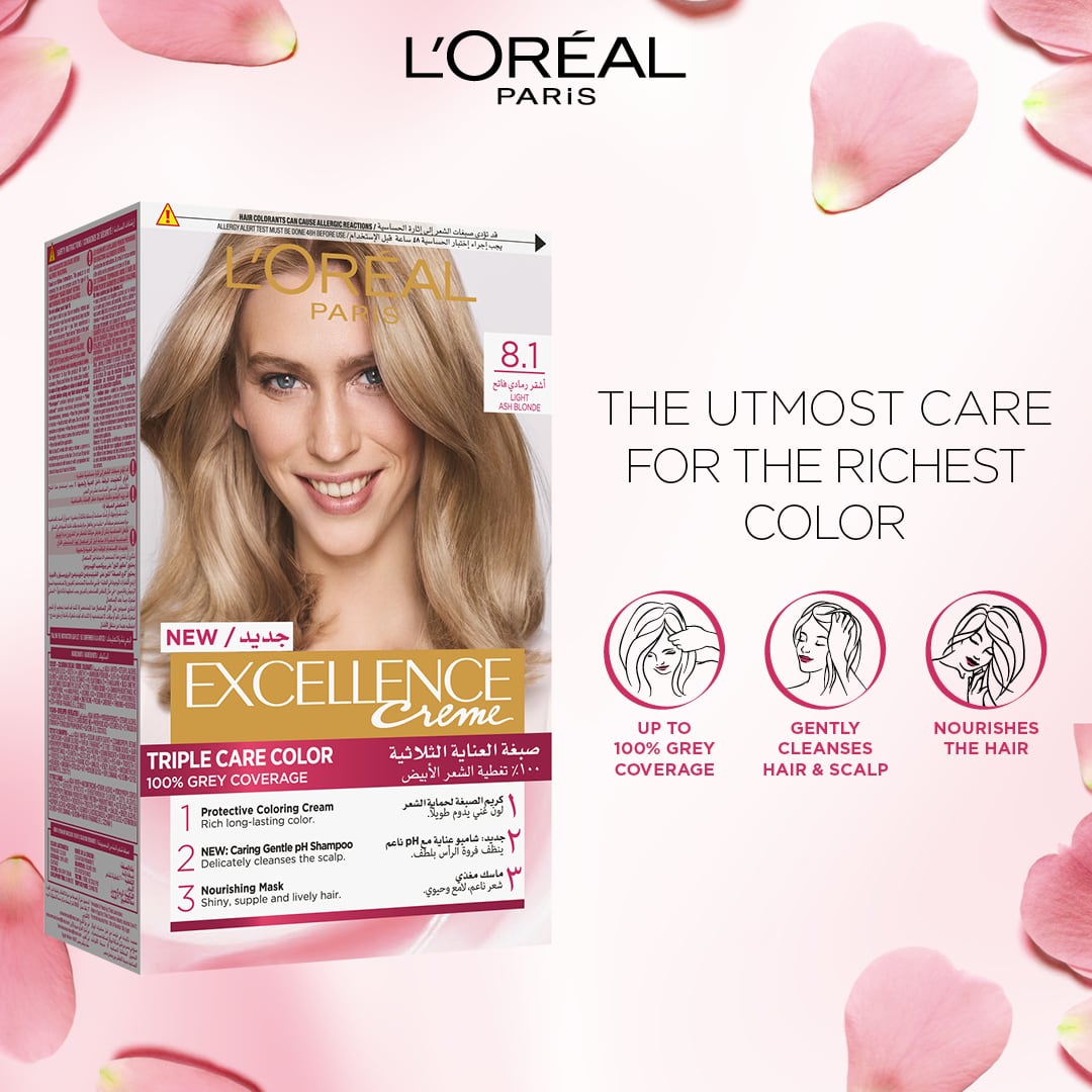 L'Oreal Paris Excellence Creme Permanent Hair Colour 55ml