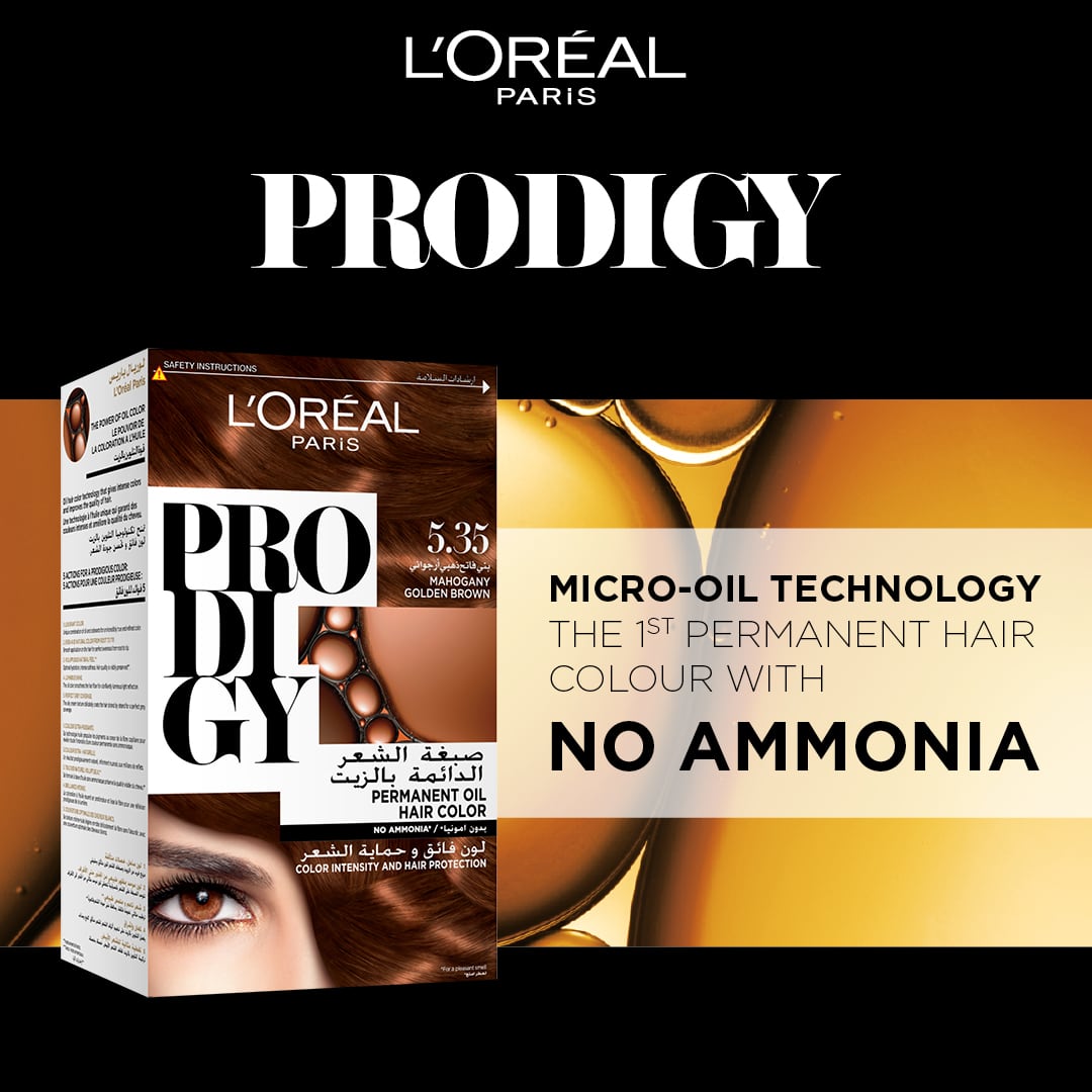 L'Oreal Paris Prodigy No Ammonia Permanent Hair Colour 60ml