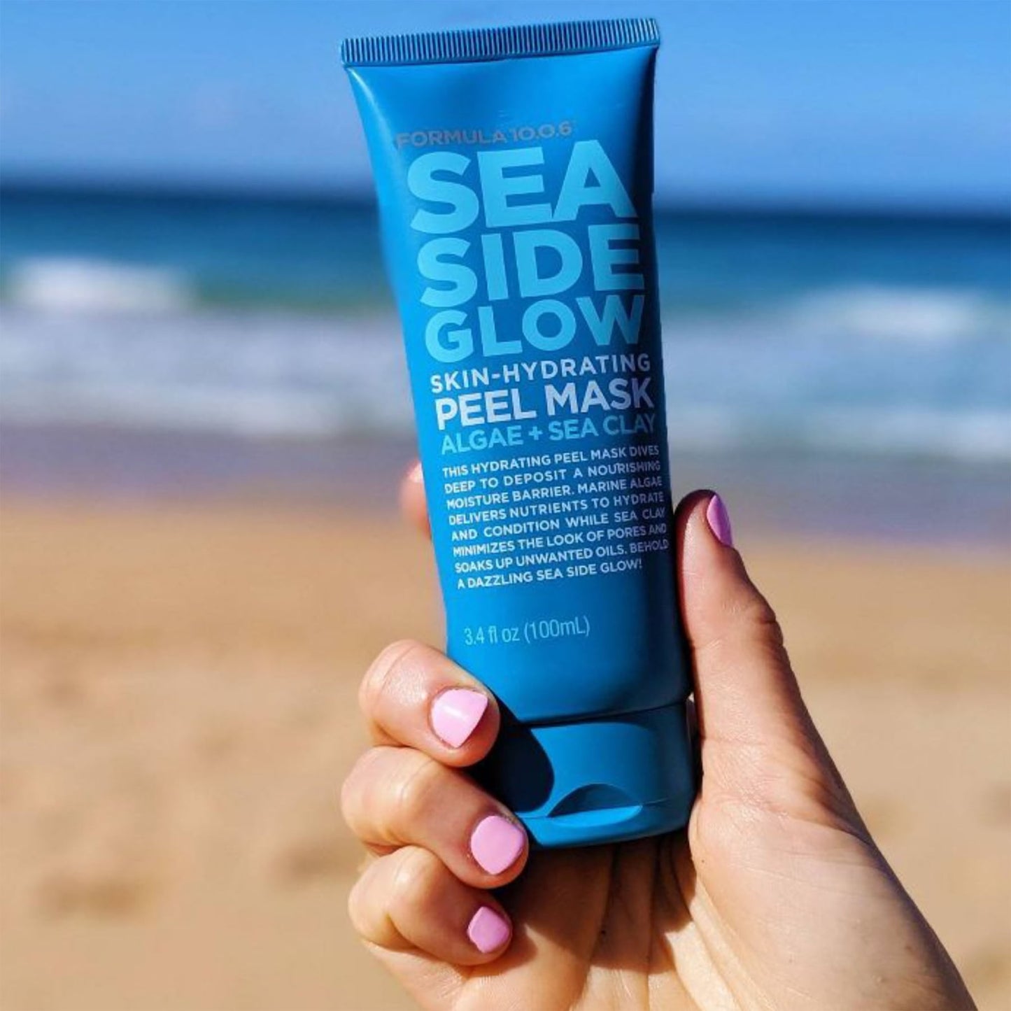 Formula 10.0.6 Sea Side Glow Skin-Hydrating Peel-Off Mask Algae + Sea Clay 100ml