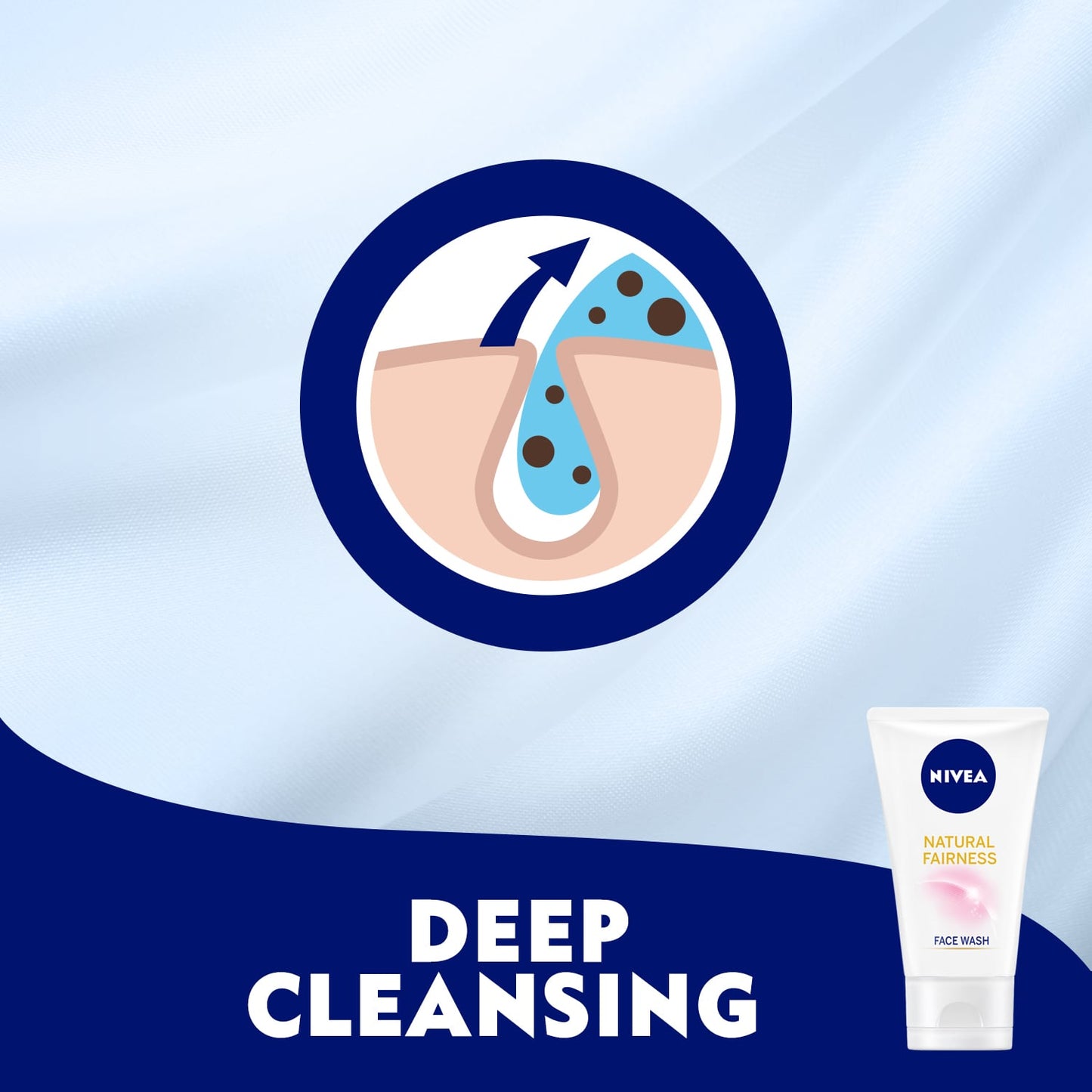 Nivea Natural Fairness Face Wash 100ml