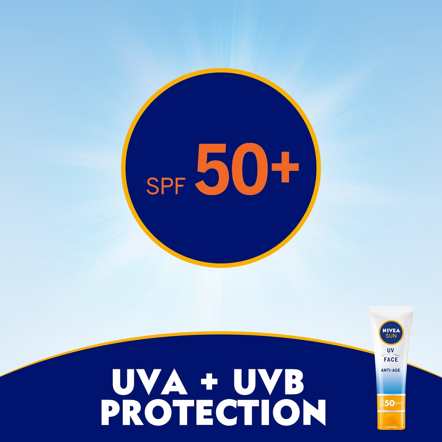 Nivea Sun UV Face Anti-Age Sun Cream SPF50 50ml