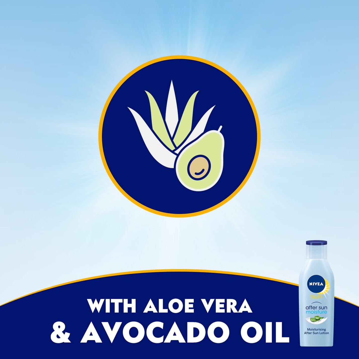 Nivea Sun Moisturising After Sun Lotion Cream 200ml
