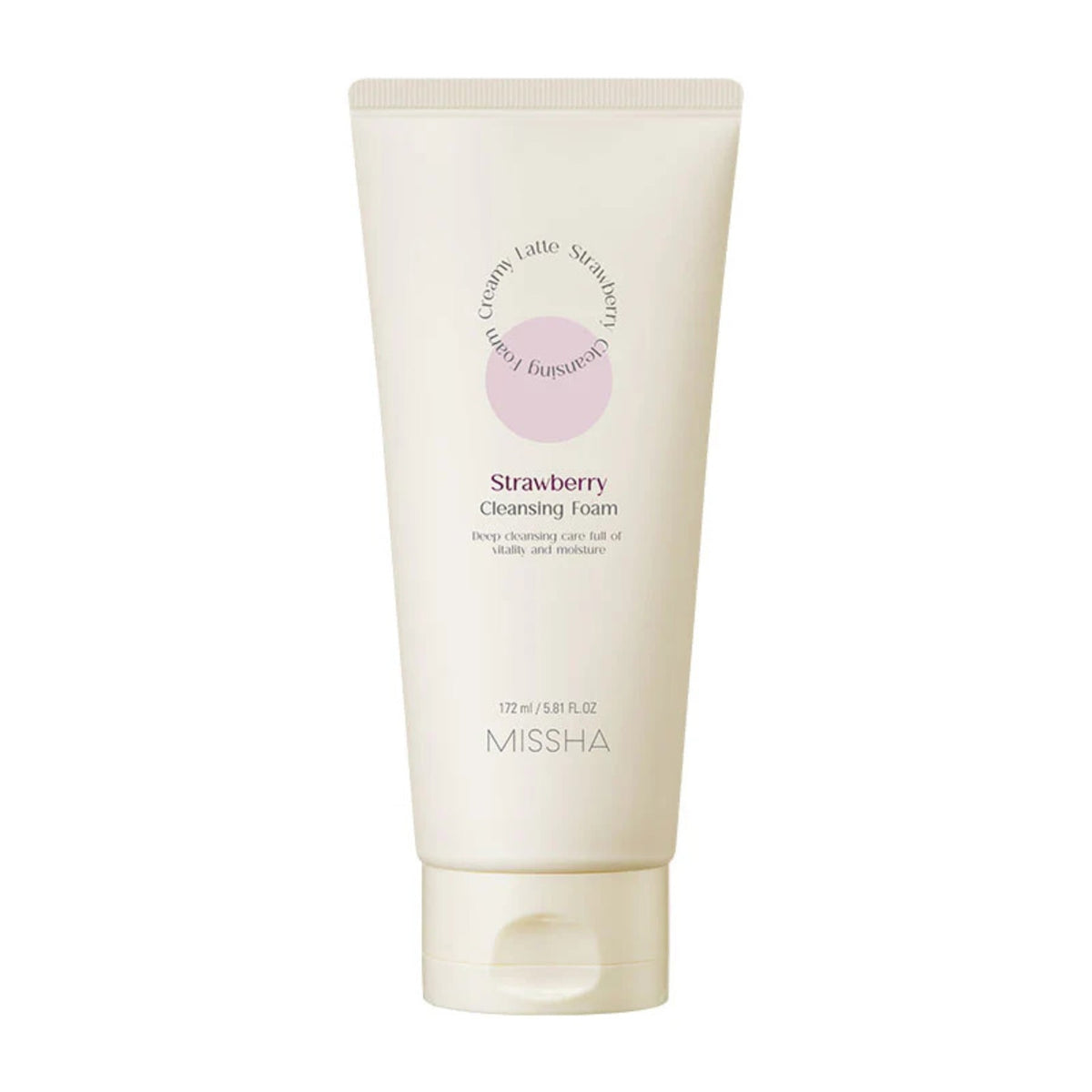 Missha Creamy Latte Foam Cleanser Strawberry 172ml