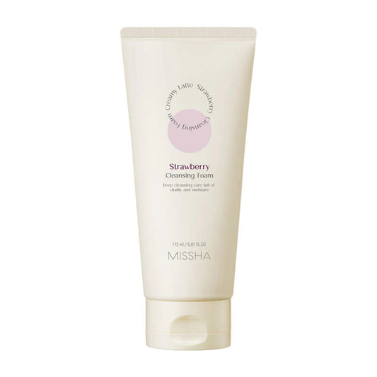 Missha Creamy Latte Foam Cleanser Strawberry 172ml