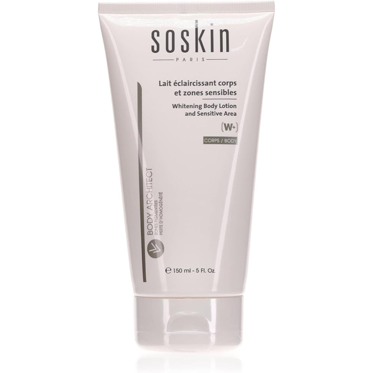 Soskin W+ Whitening Body Lotion & Sensitive Area Moisturiser 150ml