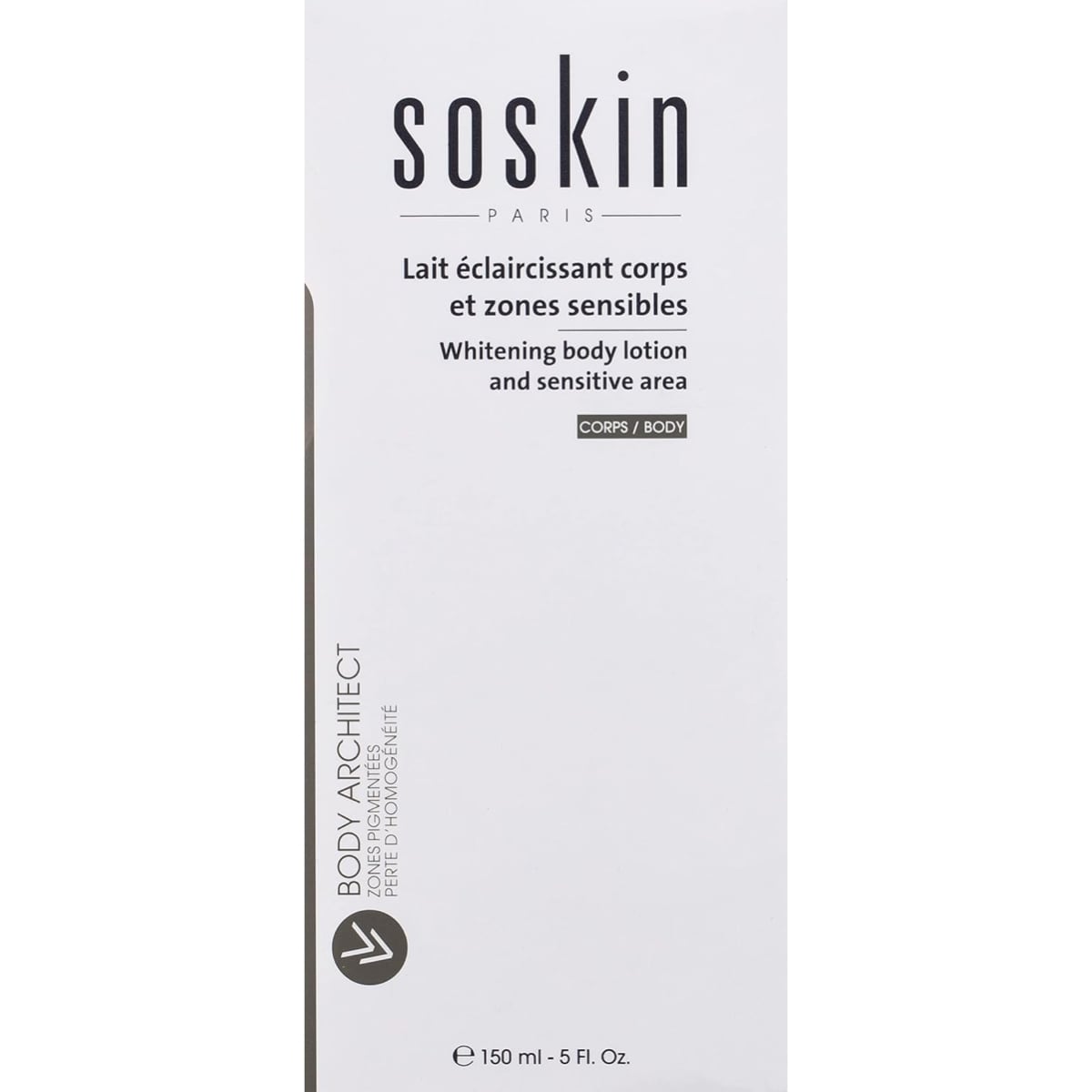Soskin W+ Whitening Body Lotion & Sensitive Area Moisturiser 150ml 150ml