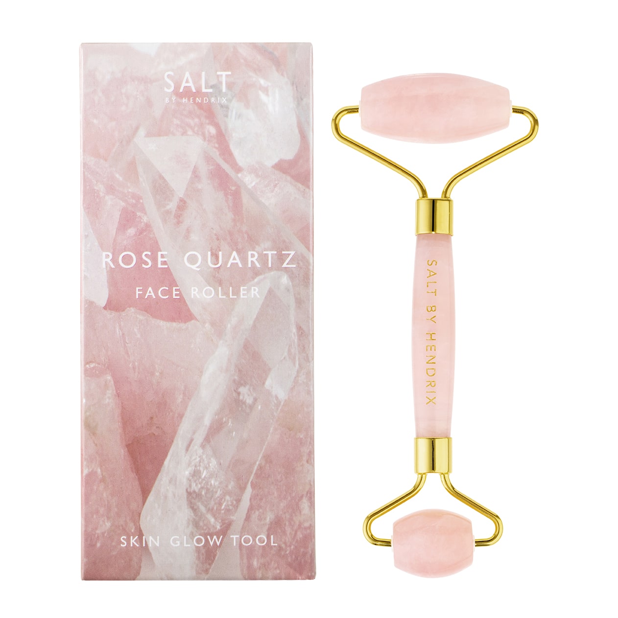 Salt by Hendrix Face Roller Textured Rose Quartz 1pc