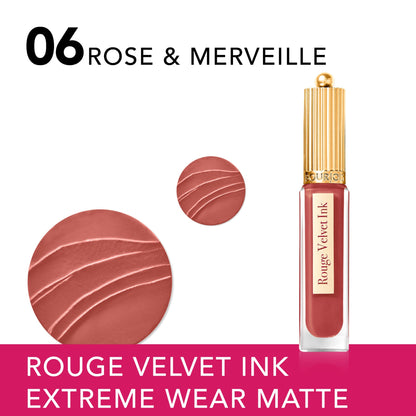 Rouge Velvet Ink Liquid Matte Lipstick 3.5ml 06 Rose & Wonder|3.5ml
