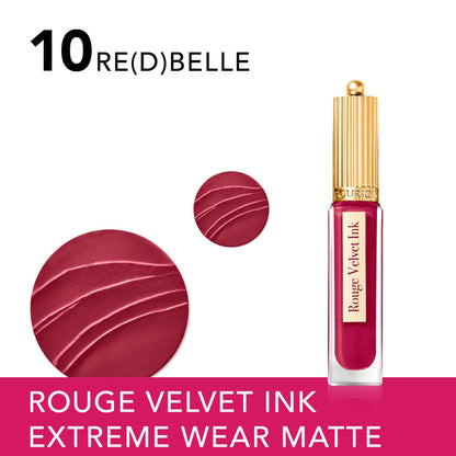 Rouge Velvet Ink Liquid Matte Lipstick 3.5ml 10 Re(d) Beautiful|3.5ml